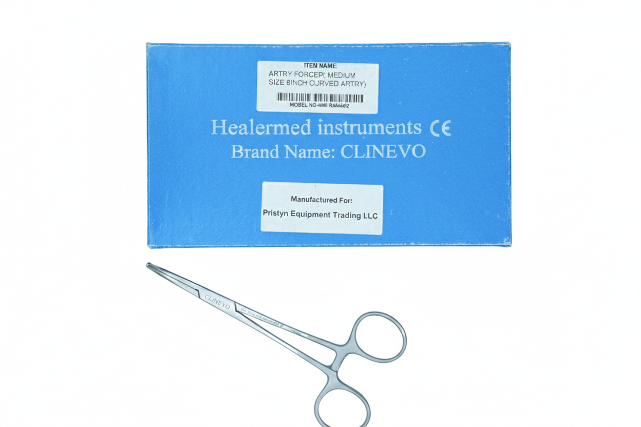 Curved Artery Forcep 6-Inch - Surgical Hemostat & Clamp
