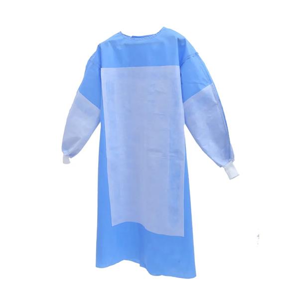 Full Reinforced Surgical Gown XL - Sterile AAMI Level 3/4 Barrier Protection, Blue Disposable Isolation Gown for High-Risk Procedures