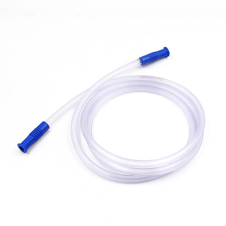 Disposable Suction Connecting Tube – 3m Length 1/4"x2.8m – Hexagonal/Ribbed Design – Sterile & Latex-Free (Without Yankauer Handle)