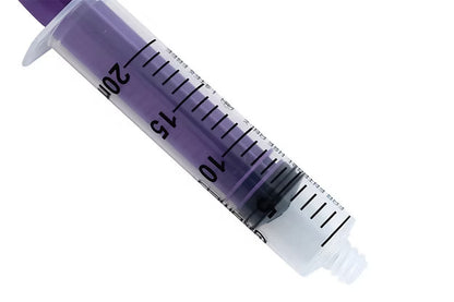 ENFit Enteral Syringe with Cap 20ml | ISO 80369-3 Compliant | Safe Feeding & Medication Administration | Latex/DEHP Free (Box of 100
