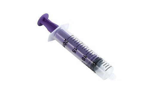 ENFit Enteral Syringe with Cap 20ml | ISO 80369-3 Compliant | Safe Feeding & Medication Administration | Latex/DEHP Free (Box of 100
