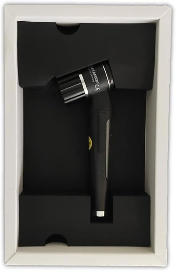 LUXAMED LuxaScope Dermatoscope CCT LED 2.5V - Durable, Build with Contact Plate, Bright LED, Light Ergonomic, Comfortable Design - Portable and Reliable Tool for Clear Detailed Visual Tasks