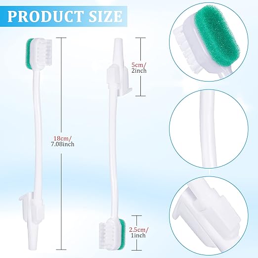 Disposable Suction Swabs & Toothbrushes: Oral Hygiene System for Critical Care (20 Count)