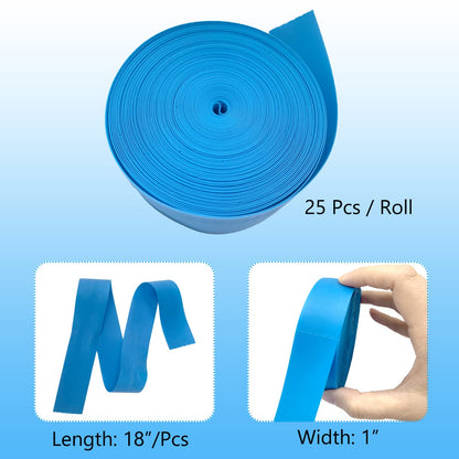 Disposable TPE Tourniquets Latex-Free for Venipuncture & Phlebotomy – 1" x 18" Flat Strip Medical Band – Single-Use, High-Stretch (Box/Roll of X)