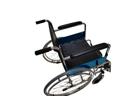 Steel Wheelchair With Aluminum Footrest AGSW001