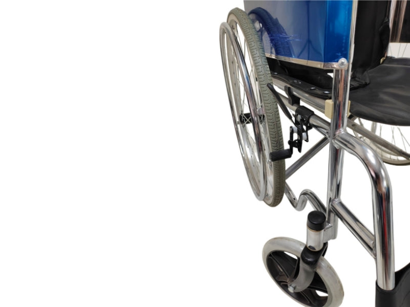Steel Wheelchair With Aluminum Footrest AGSW001