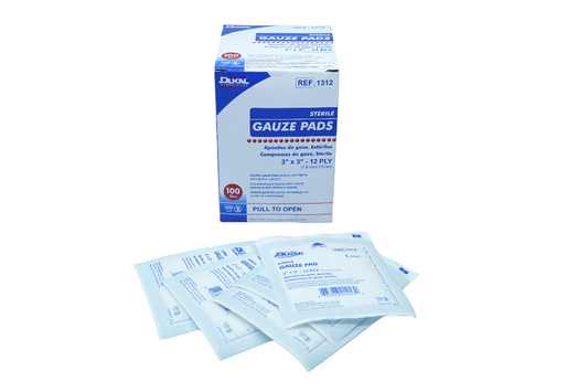 Sterile Gauze Pads 3x3, 12-Ply (REF 1312) - Superior Wound Care