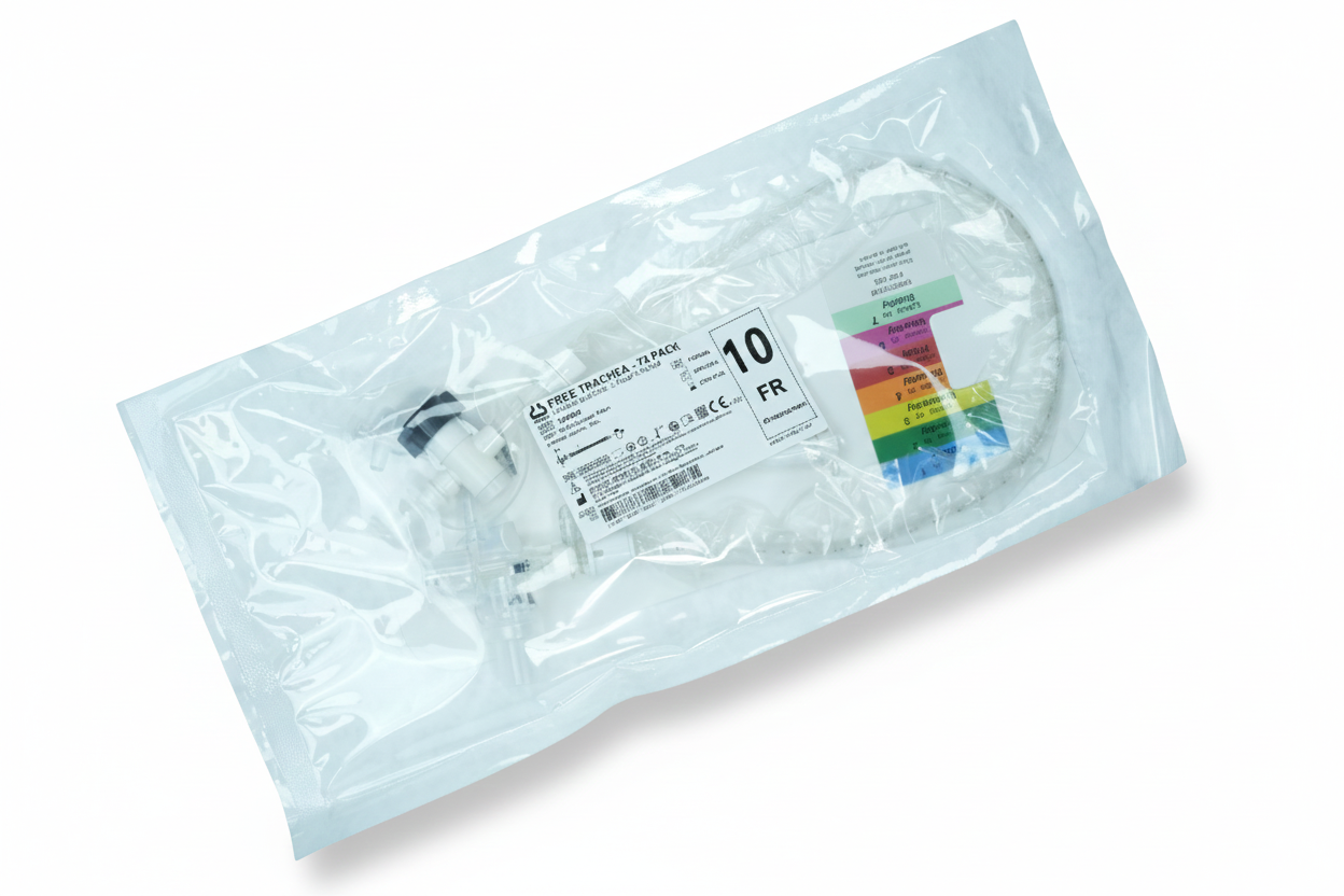 Closed Suction Catheter System 14FR – 72 Hours Use | Sterile Disposable Tracheal Suction Kit | Safe Airway Management for ICU, Hospital & Clinical Use