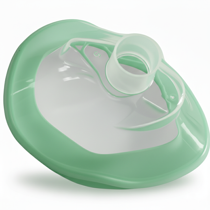PVC Free Anesthesia Mask, Size 6 Adult XL | 22mm ID Connector, DEHP Free, Latex-Free | BVM Resuscitator & Anesthesia Use