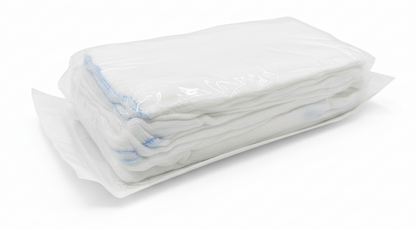 Sterile Laparotomy Sponges with X-Ray Detectable Thread – 12-Ply Cotton Abdominal Pads – 45x45cm Surgical Swabs for OR Procedures (5 pcs/pack)