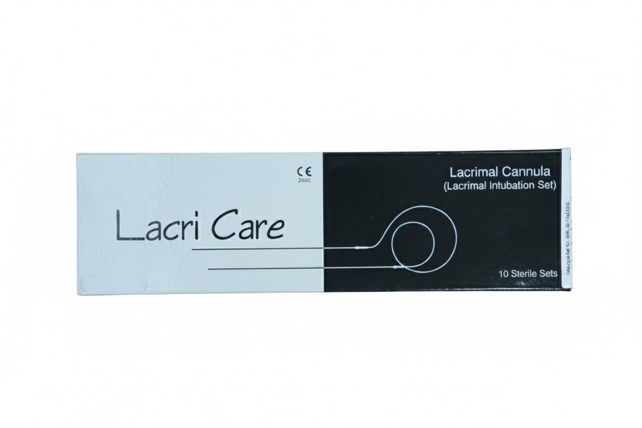 Lacrimal Cannula – Professional Lacrimal Intubation Set | 10 Sterile Sets | Ophthalmic & ENT Surgical Instrument