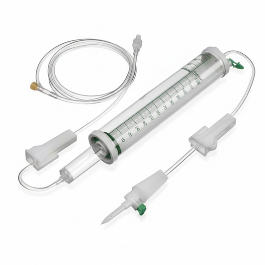 Medicare Measured Volume Set 150ml for Fluid Infusion | REF 4312.05 | Sterile, Pyrogen-Free & Non-Toxic | Gravity Feed IV Set with Graduated Burette & Shut-Off Valve | ISO 8536-5 Certified