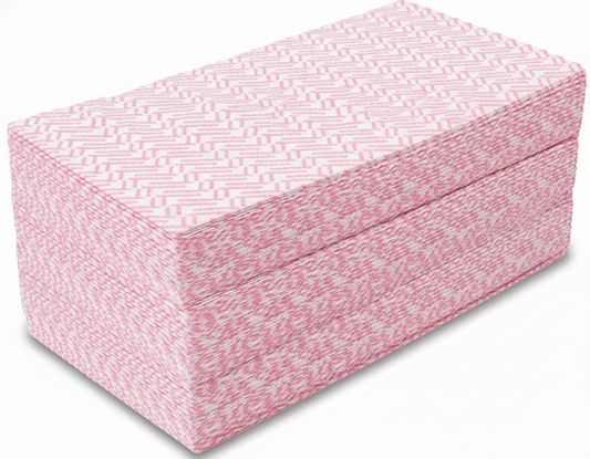 Multipurpose Cleaning J Cloth | Heavy-Duty Reusable Wiping Cloths | Natural Fiber + Polyester | Highly Absorbent & Quick Dry | 30x60cm | 50 GSM | 100 Sheets per Pack – Pink
