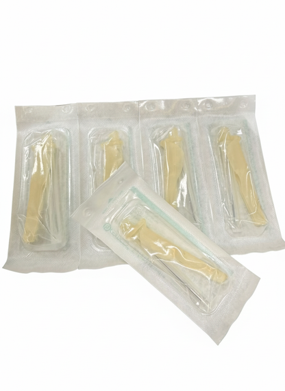Safety Hypodermic Needles 19G x 1 1/2" (1.1mm x 38mm) - Box of 100 | Needle Stick Injury Prevention