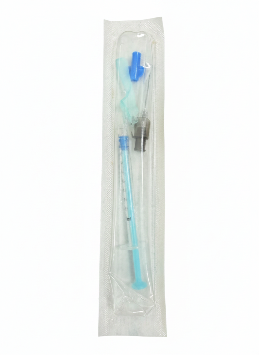 Arterial Blood Sampling Kit – Pre-Heparinized ABG Syringe with Safety Needle – Sterile & Luer-Lock
