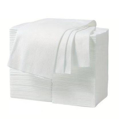 Clinevo Disposable Wash Cloths (31x38cm) – 50 Pack – Extra Large & Ultra-Soft Patient Wipes – Highly Absorbent Dry Wipes for Personal Care, and Medical Use – Multi-Purpose Cleaning Cloths