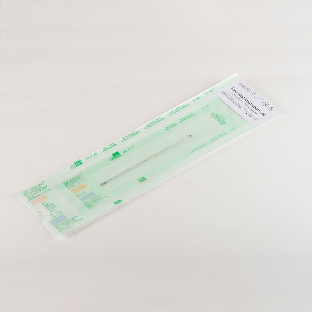 Lacrimal Cannula – Professional Lacrimal Intubation Set | 10 Sterile Sets | Ophthalmic & ENT Surgical Instrument