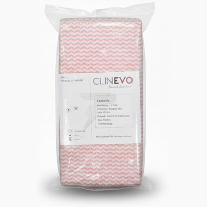 Multipurpose Cleaning J Cloth | Heavy-Duty Reusable Wiping Cloths | Natural Fiber + Polyester | Highly Absorbent & Quick Dry | 30x60cm | 50 GSM | 100 Sheets per Pack – Pink
