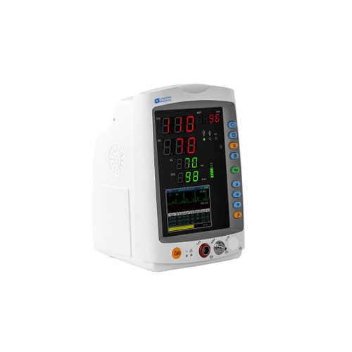 Lepu Vital Signs Monitor PC-900 Pro – Multi-Parameter Patient Monitor for Blood Pressure, SpO₂, Pulse Rate & Temperature, Portable Medical Monitor for Clinic & Home