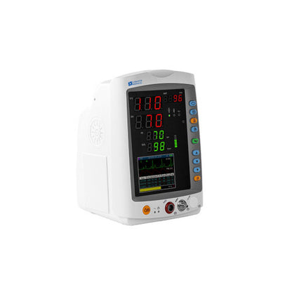 Lepu Vital Signs Monitor PC-900 Pro – Multi-Parameter Patient Monitor for Blood Pressure, SpO₂, Pulse Rate & Temperature, Portable Medical Monitor for Clinic & Home